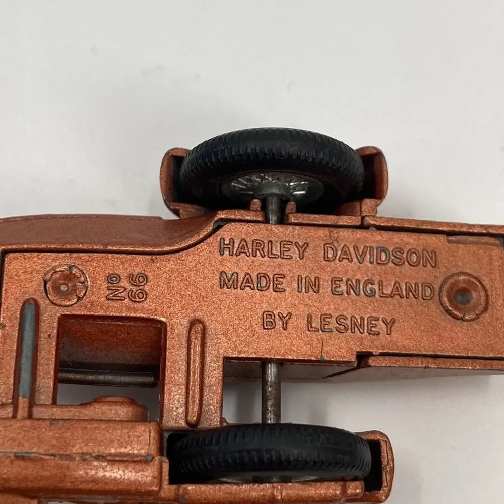Vintage Harley Davidison copper motorcycle 66